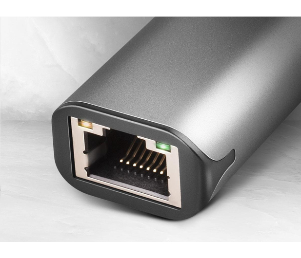 AXAGON ADE-25R 2.5 Gigabit Ethernet, Realtek 8156, USB-A 3.2 Gen 1 szara - 1485401 - zdjęcie 2